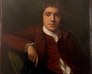 18th Century Dutch Portrait Oil on Canvas