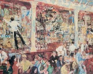 Leroy Neiman "F.X. McRory's Whiskey Bar" Serigraph