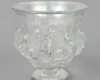 Lalique "Dampierre" Crystal Vase