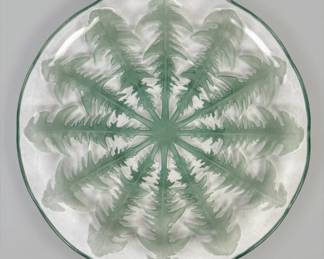 R. Lalique "Dandelion" Glass Tray