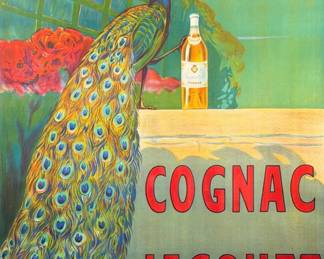 Camille Bouchet "Cognac Jacquet" Art Nouveau Poster