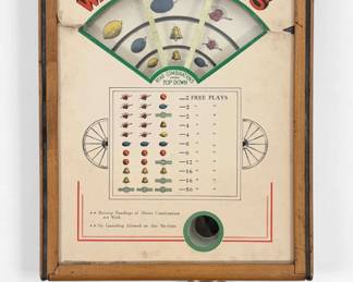 1930s "Wagon Wheels" Countertop Trade Simulator