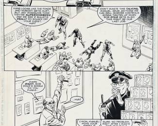 Curt Swan Original Art "Swamp Thing" Issue 165 Page 9