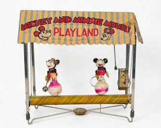 Antique Mickey & Minnie Mouse Playland