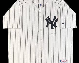 Signed Derek Jeter New York Yankees Baseball Jersey