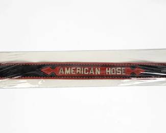 Antique American Hose Firemans Parade Belt