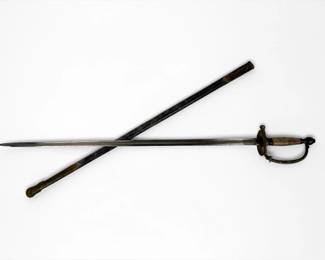 Antique Civil War Sword By C. Roby