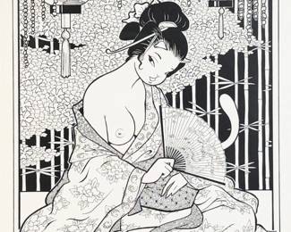 Reed Waller Original "Geisha" Print