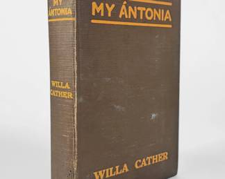 Willa Cather "My Antonia" First Edition