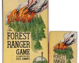 Vintage "The Forest Ranger Game" Board Game