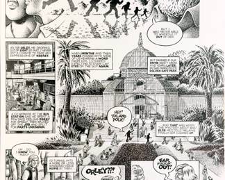 Howard Cruse Original "Stuck Rubber Baby pg. 196" Ink on Paper