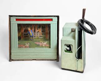 Antique Seeburg "Chicken Sam" Shooting Gallery Game