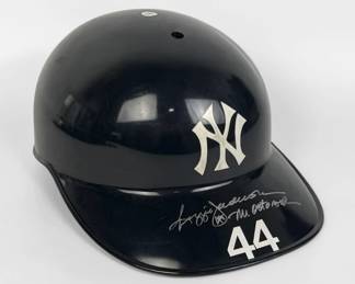 Signed Reggie Jackson New York Yankees Batting Helmet