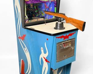 1969 Williams "Spooks" Upright Gallery Gun Arcade Game