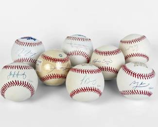 (8) Signed Cubs Major League Baseballs (H)