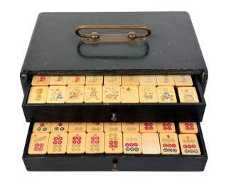 Vintage Mahjong Set