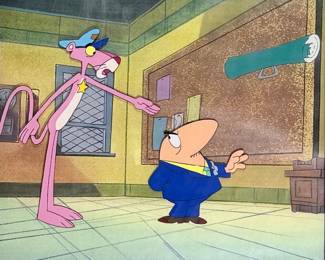 Vintage Pink Panther Cel & Drawings