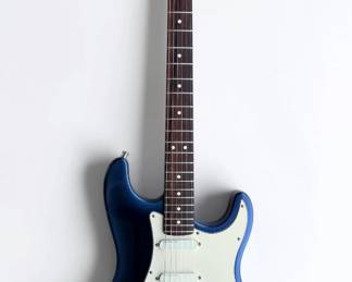 1990s Fender Stratocaster Plus Blue Burst Electric Guitar