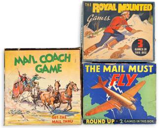 (3) Vintage Whitman Publishing Company Board Games