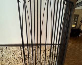 Vintage wrought iron tall gate - will require assist assistance for removal