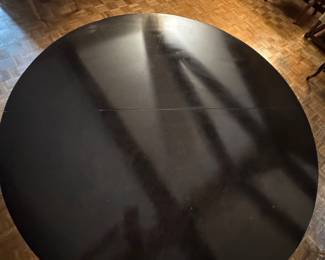 Dining table with three leaves and pads Furniture by Baker