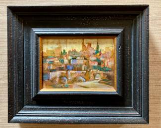 Landscape by John “Jake” Wagnon oil on canvas