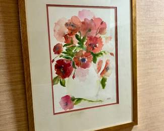 Still life watercolor by Jean Valentine