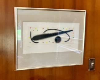 1959 Joan Miro “Fusees: One Plate” signed aquatint
