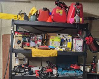 Impacts, drills, buffers, saw,gas cans, and lots more