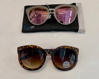 ($30 - Quay sunglasses, top ) ($24 - Poly carbon sunglasses, bottom)