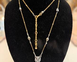 $40 - Cabi long necklace, 34" long.