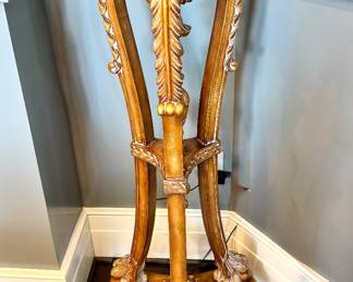 $500 - Ornate Louis XVI style pedestal, 17L x 16W x 46H