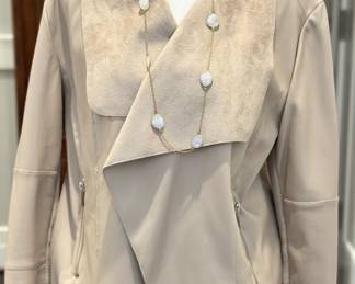 $50 - Bagatelle faux leather jacket, size medium.