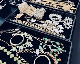 A fun collection of costume jewelry to choose from! Make an appointment to see!