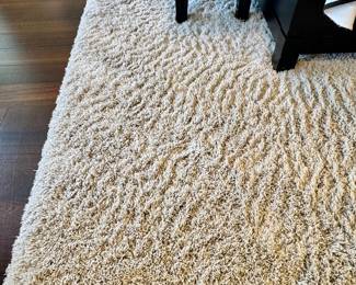 $200 - “Silvery Moon” thick pile area rug by Volume Carpets - 8 x 11