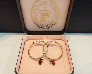 $24 - Juicy Couture cherry heart earrings.