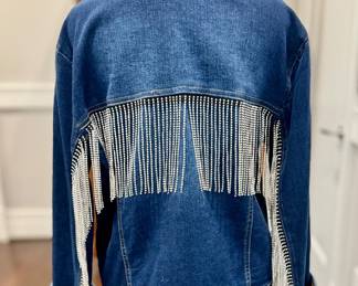 Back of the Scully denim jacket