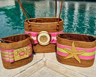 Left to right ($100 - Lisi Lerch Bosom Buddy Bag 6") ($200 - Lisi Lerch Bosom Buddy Bag 8.5") ($180 - Lisi Lerch Bosom Buddy Bag 7")