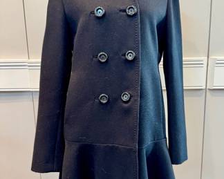 $70 - Kate Spade ruffle coat, size small.