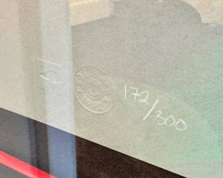 Close up image of the “Hearts I” authentication.