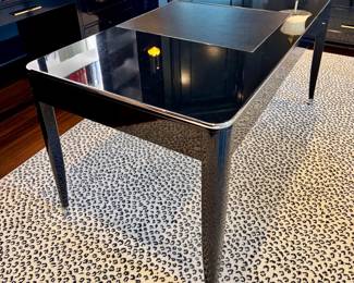 $3,500 - Black Ralph Lauren One Fifth Paris Bureau Plat writing table / desk, 62.5L x 31.5W x 30H