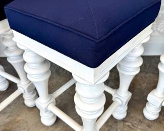 Another view of these solidly constructed custom stools!