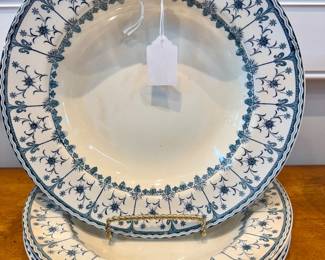$28 - Doulton Burslem plates, set of 4, 10.5” wide)