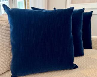 $100 - Priced individually. Custom velvet pillow with insert. Three available - 20 x 20