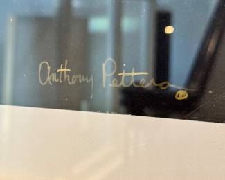 Close up image of Anthony Pettera signature.