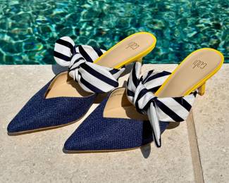$30 - Cabi bow kitten heel, size 8.5