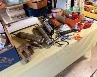 grease guns, tools
