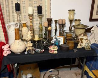 decor, candlesticks