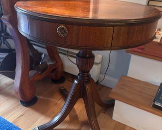 Round antique table