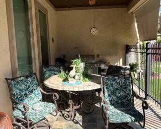 Woodard Spencerian Piece Patio Garden Set sixth image